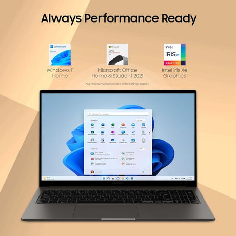 Samsung Galaxy Book3 Core i7 13th Gen Thin and Light Laptop with MS Office Performance