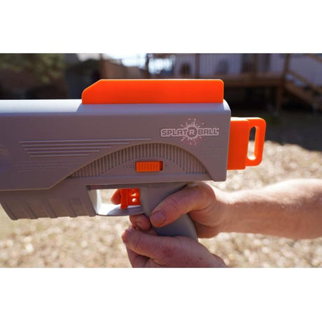 SplatRball Full Auto 375 Water Bead Ball Blaster Kit, Splatter Ball Gun, 7 Water Balls per Second, Orange 2